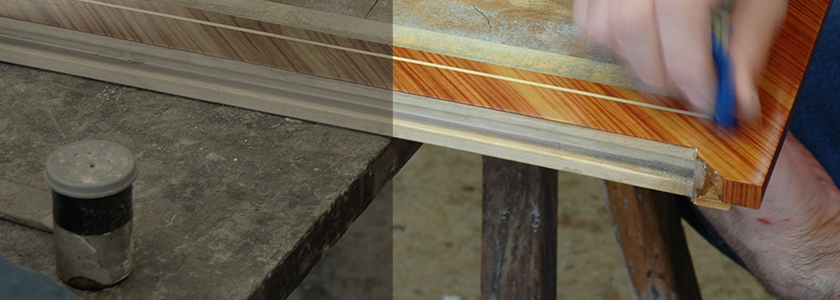 Restaurierungsarbeiten im Atelier RASE Kunsthandel